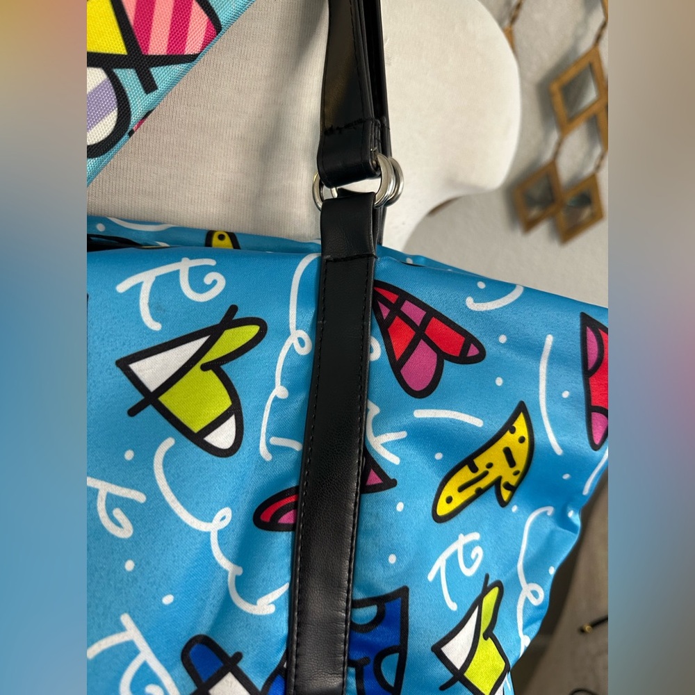 Colorful Britto Tote And Wristlet Set View 4